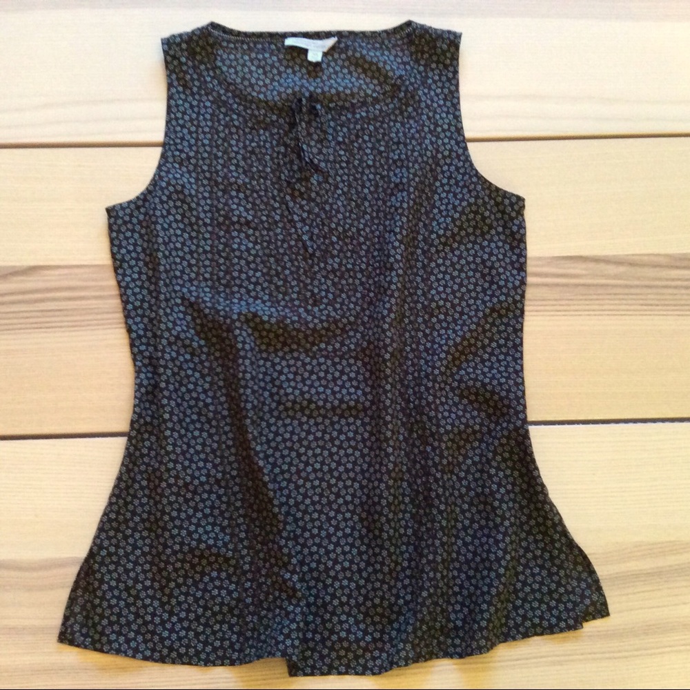 Sleeveless Silk Blouse